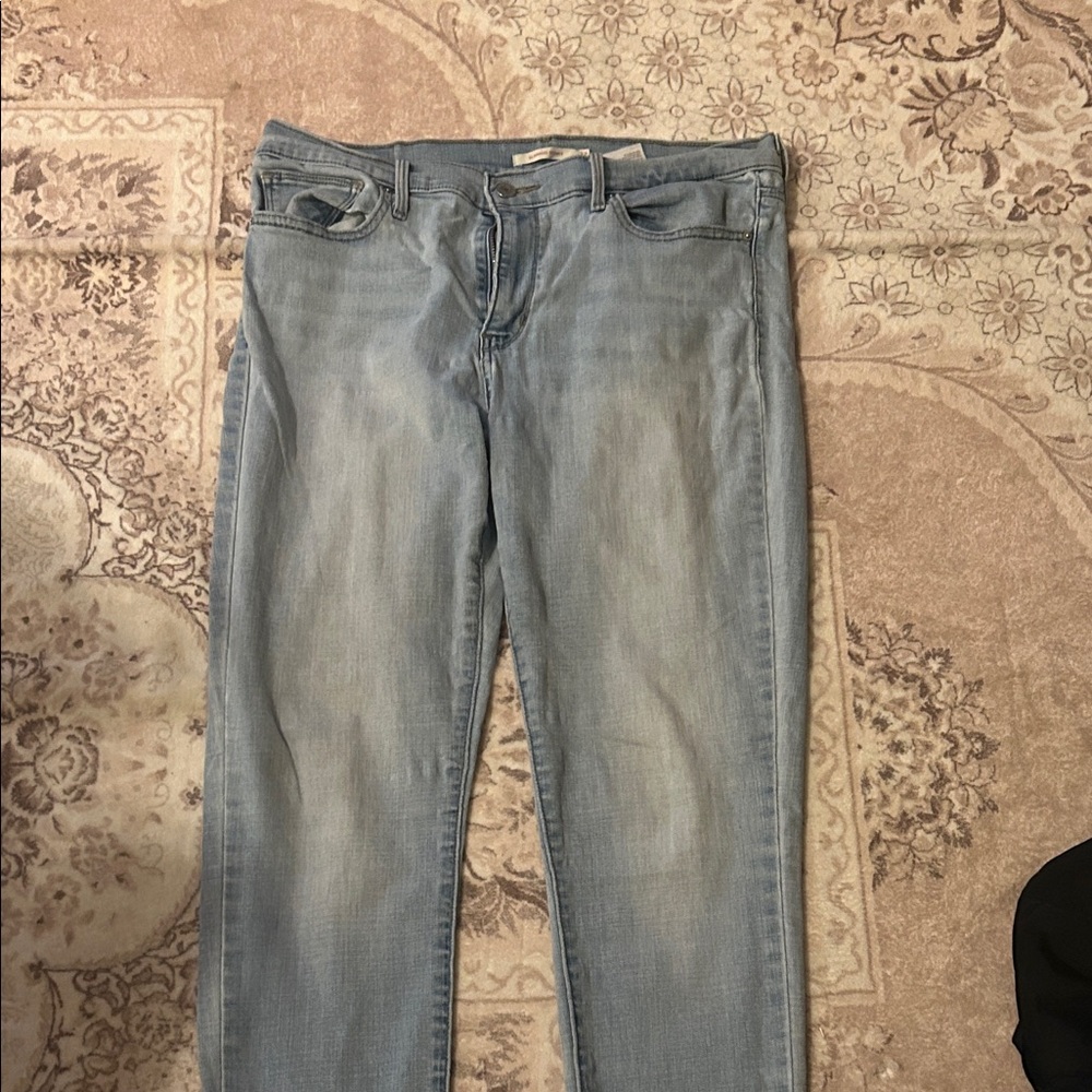 Women's Light Blue Skinny Jeans